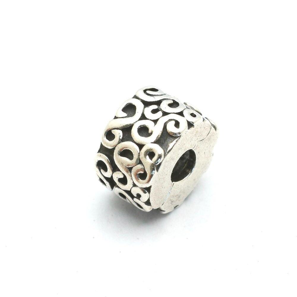 Authentic PANDORA  Swirls Clips - Picture 6 of 10